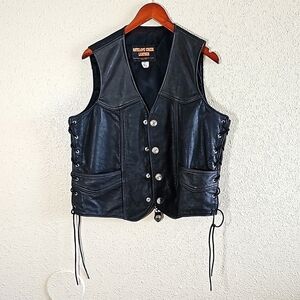 Antelope Creek Leather Vest.
